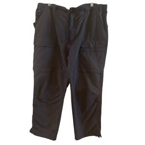 Eddie Bauer Men's Xtra Large 32 Inseam Performance  Convertible Pants Zip Off